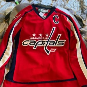 Washington Capitals Captain Alex Ovechkin #8 jersey